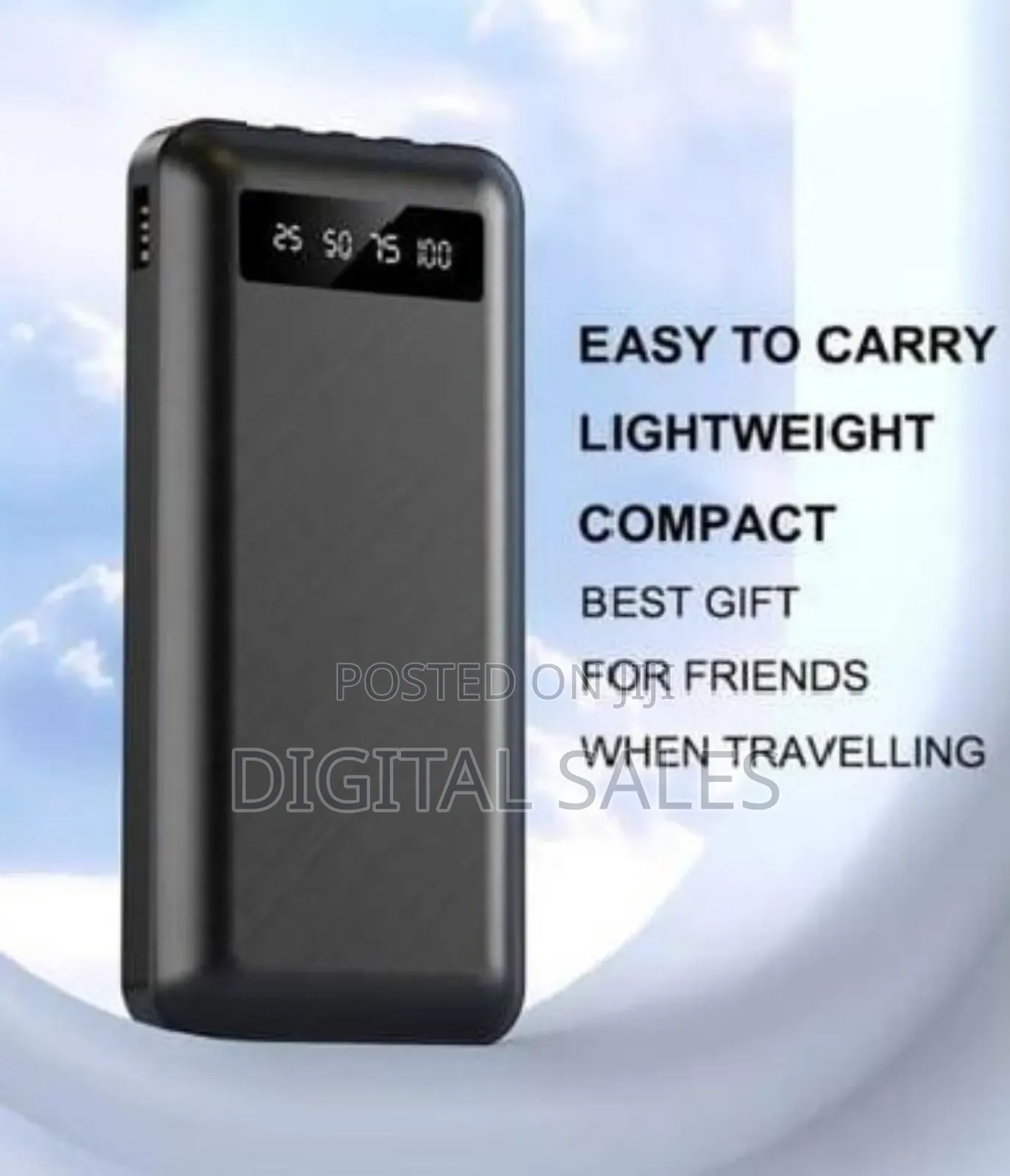 Gold Africa 10,000 Mah Power Bank - 4 Ports in 1_ Red