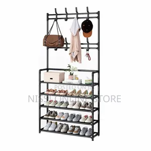 Free Standing Shoes and Coat Rack