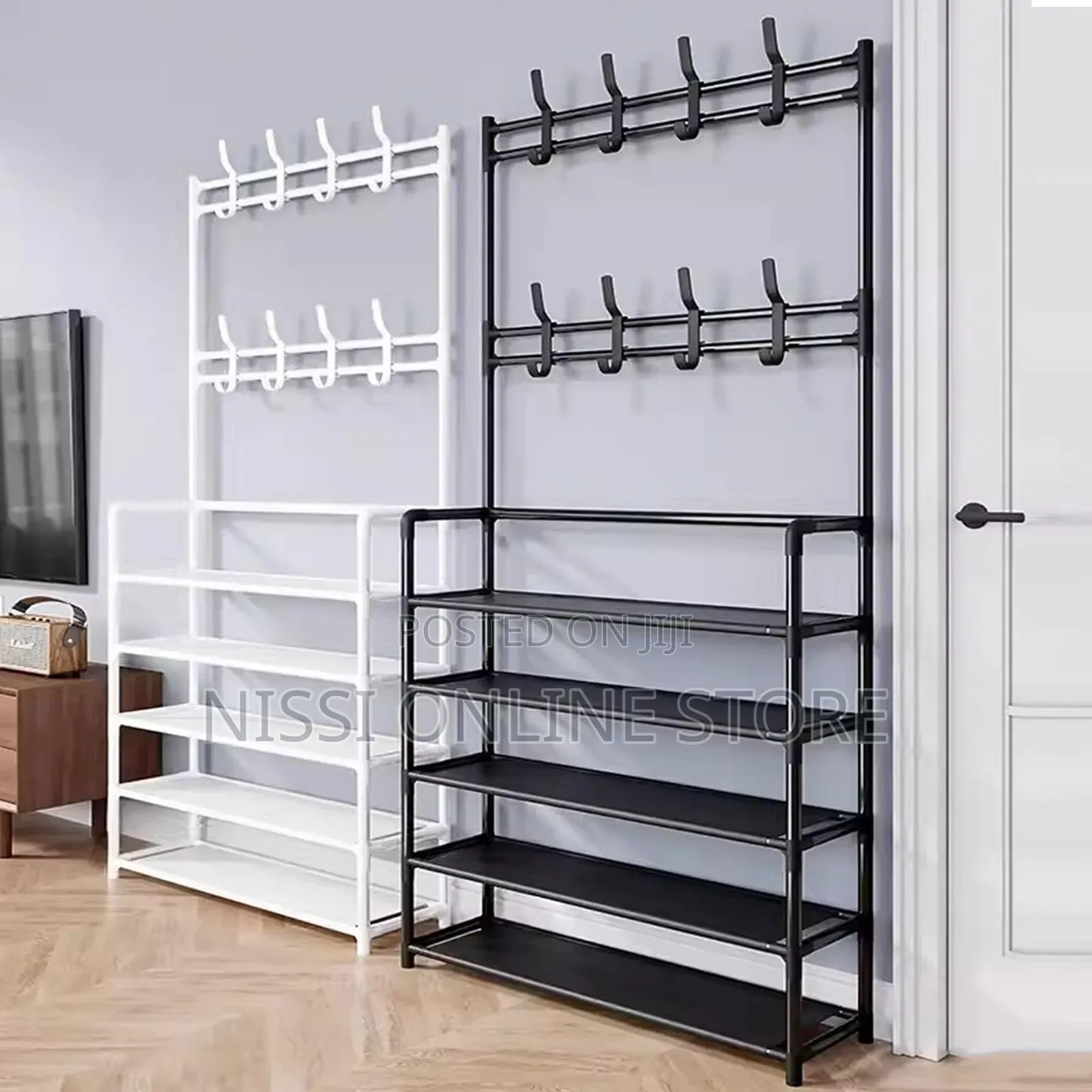 Free Standing Shoes and Coat Rack