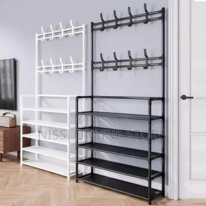 Free Standing Shoes and Coat Rack