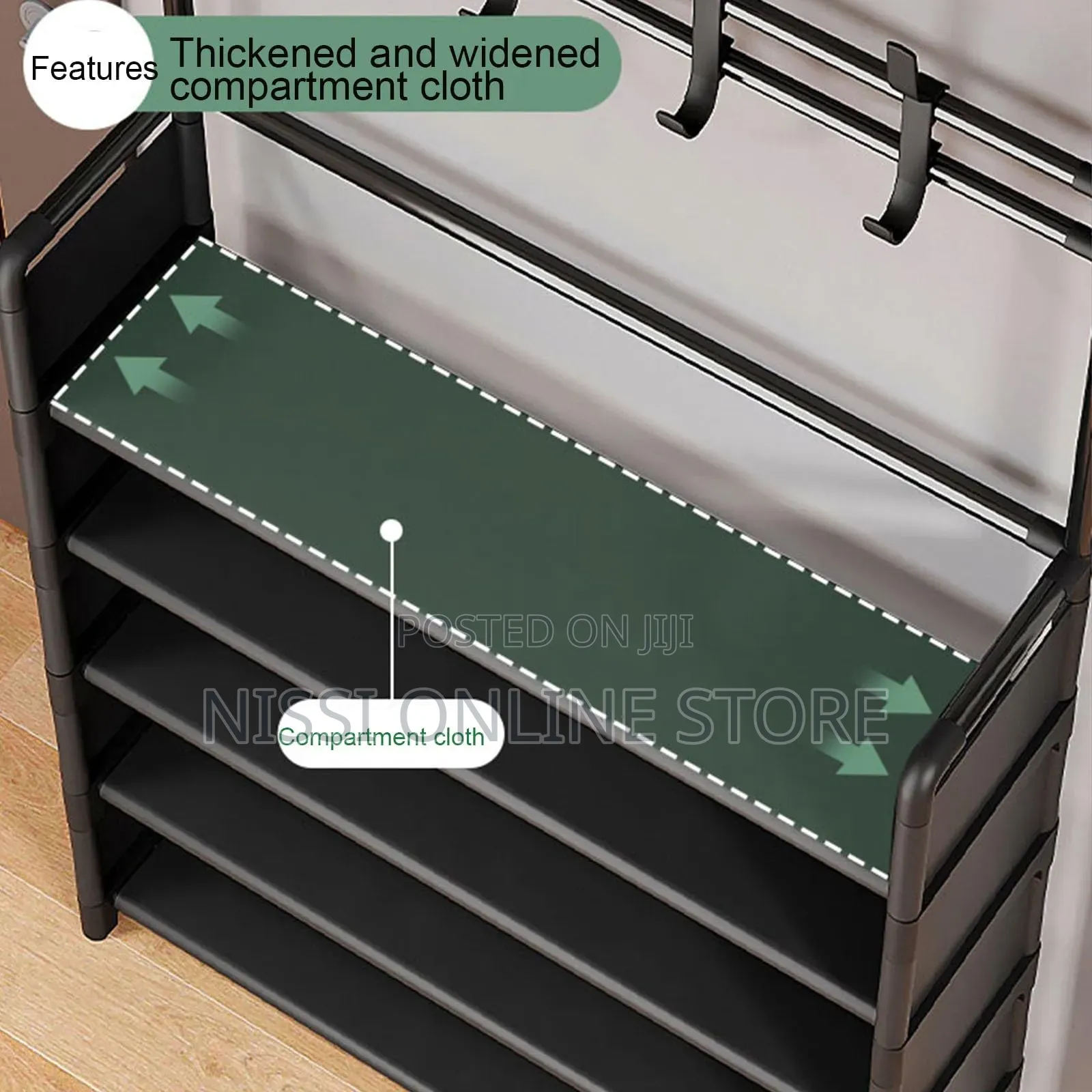 Free Standing Shoes and Coat Rack