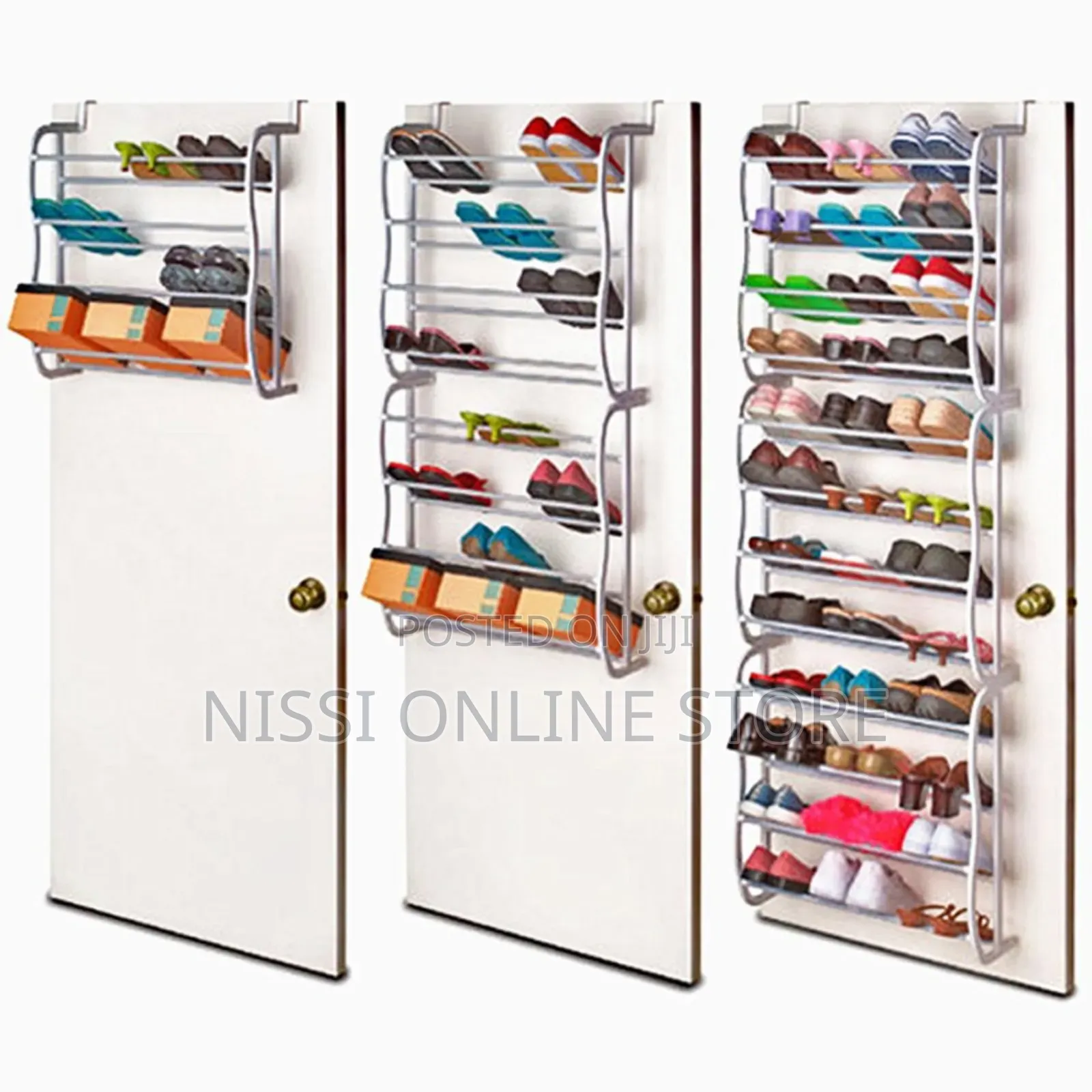 Space Saving Over the Door Shoe Rack