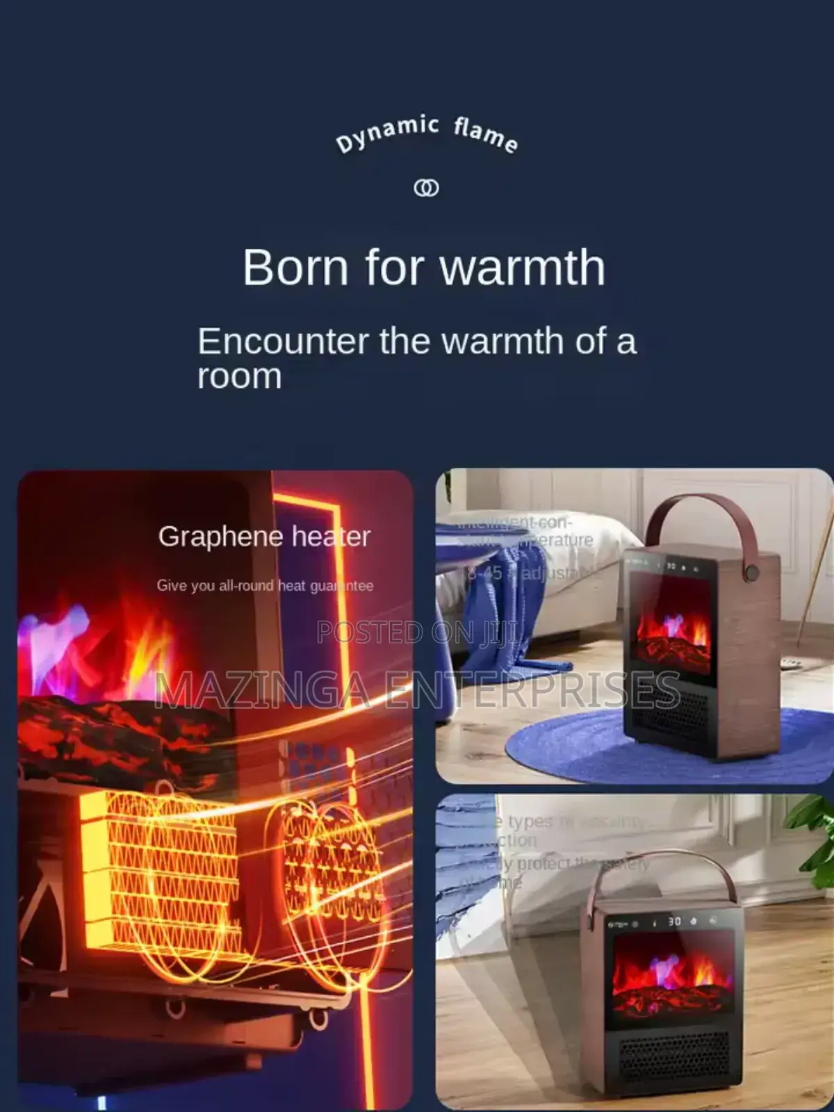 Decorative Infrared Electric Fast Heating Fireplace Stove