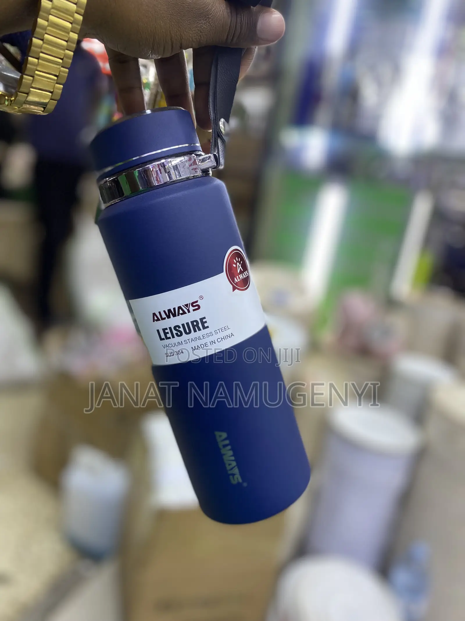 Always 1.0l Vacuum Bottle (Nevy Blue)