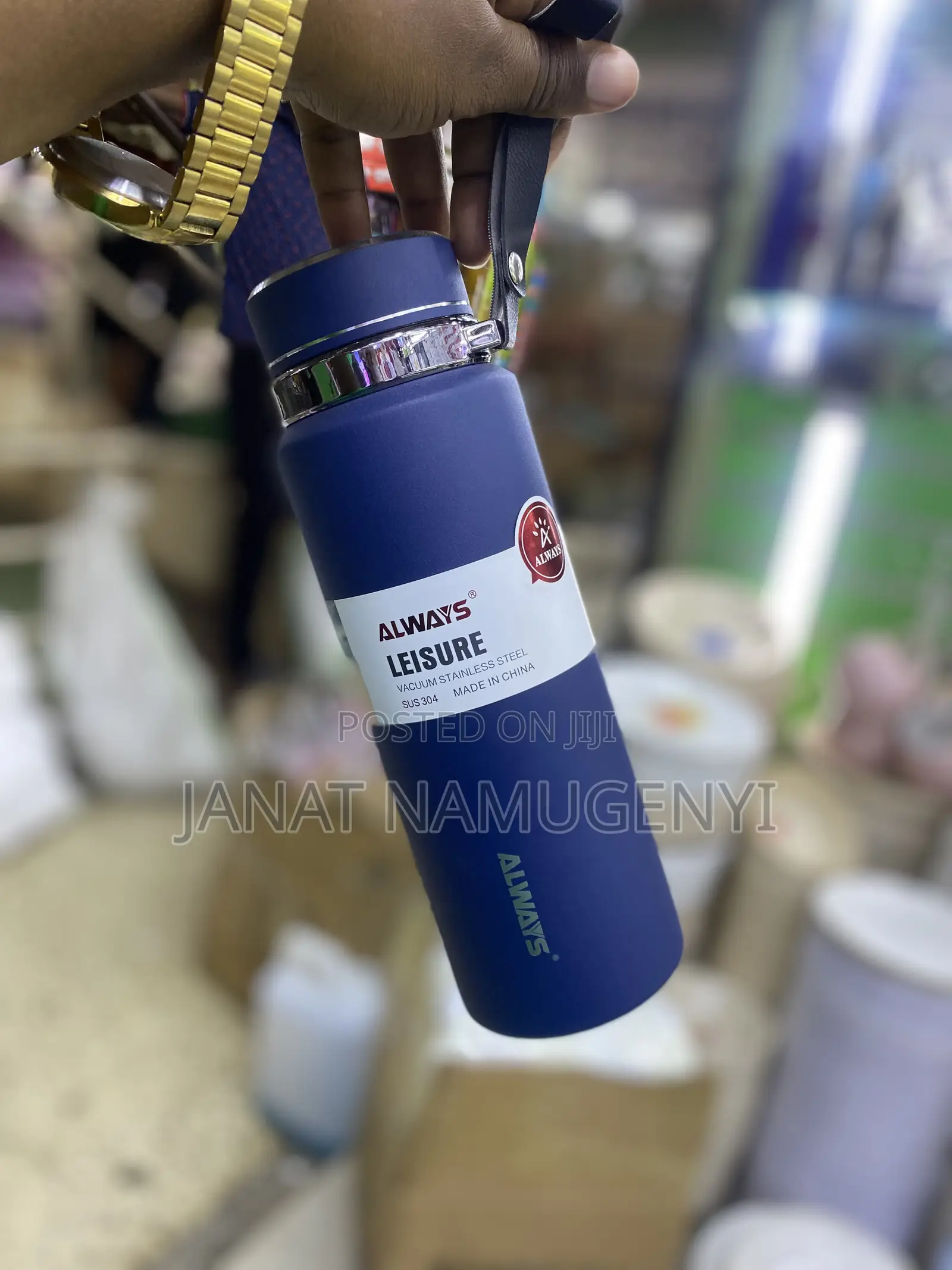 Always 1.0l Vacuum Bottle (Nevy Blue)