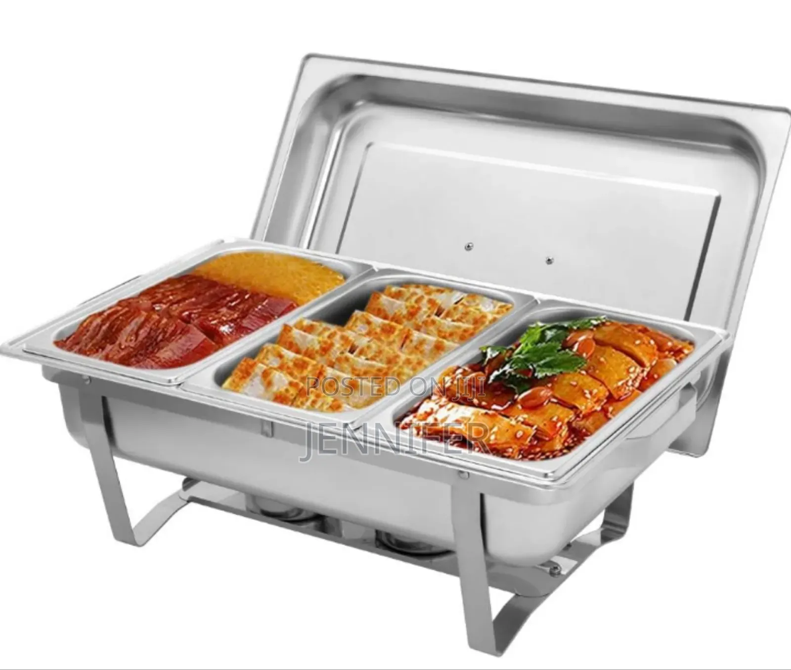 Triple Compartments Stainless Steel Chaffing Dishes