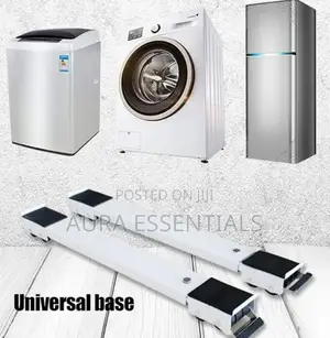 2pcs Universal Adjustmentable Fridge and Wash Machine Stands