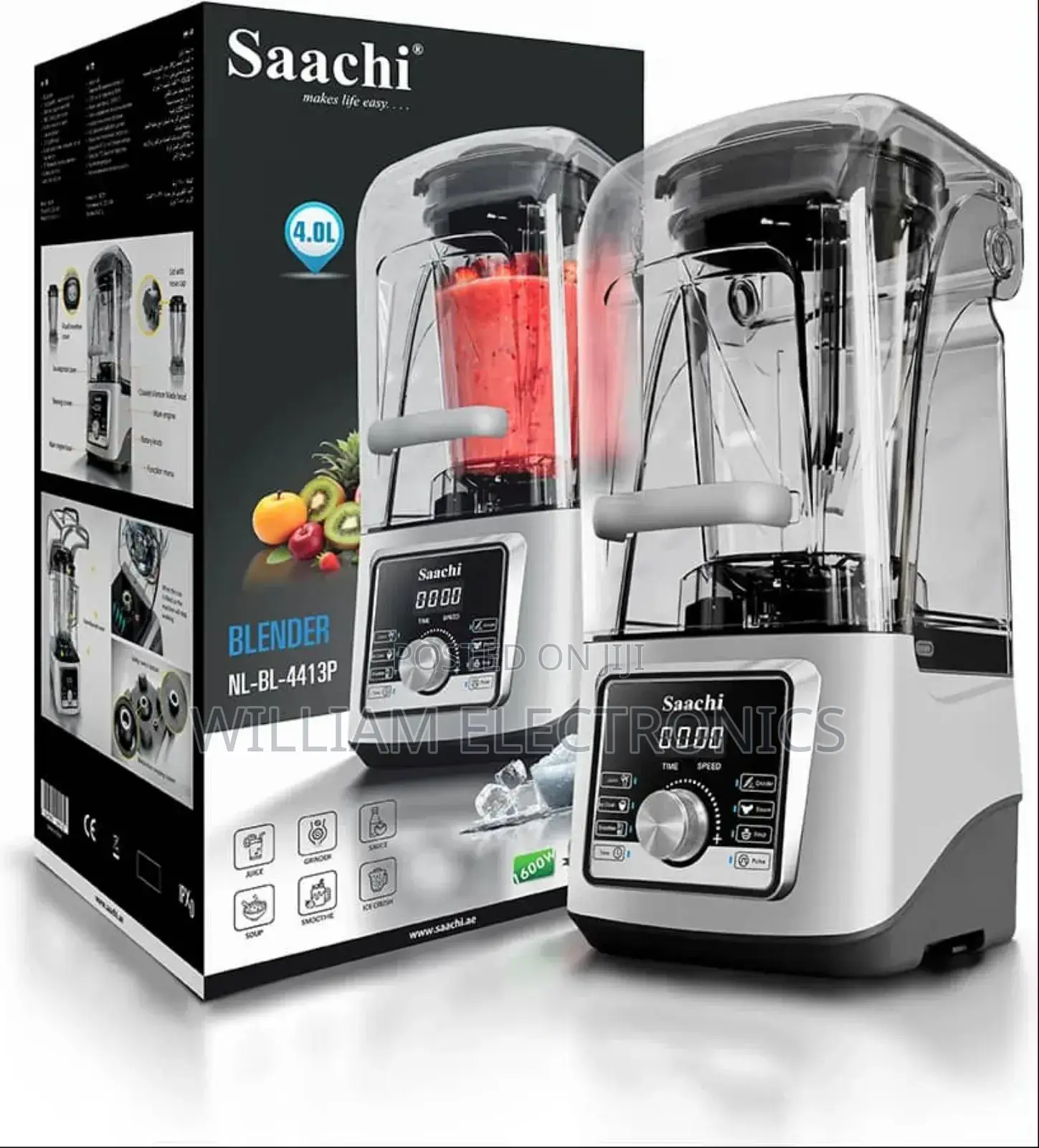 4 Litre Saachi Commercial Blender