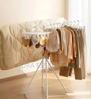 X-Shaped Foldable Clothes Drying Rack