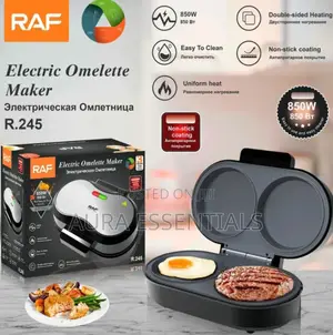 Raf Double Burger and Omelettes Maker