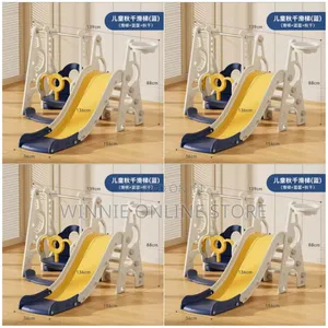Kids Play Swing and Slider