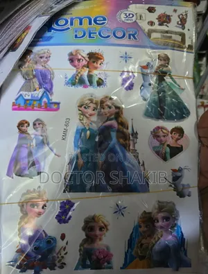 New Princess Kids Home Decoration Stickers