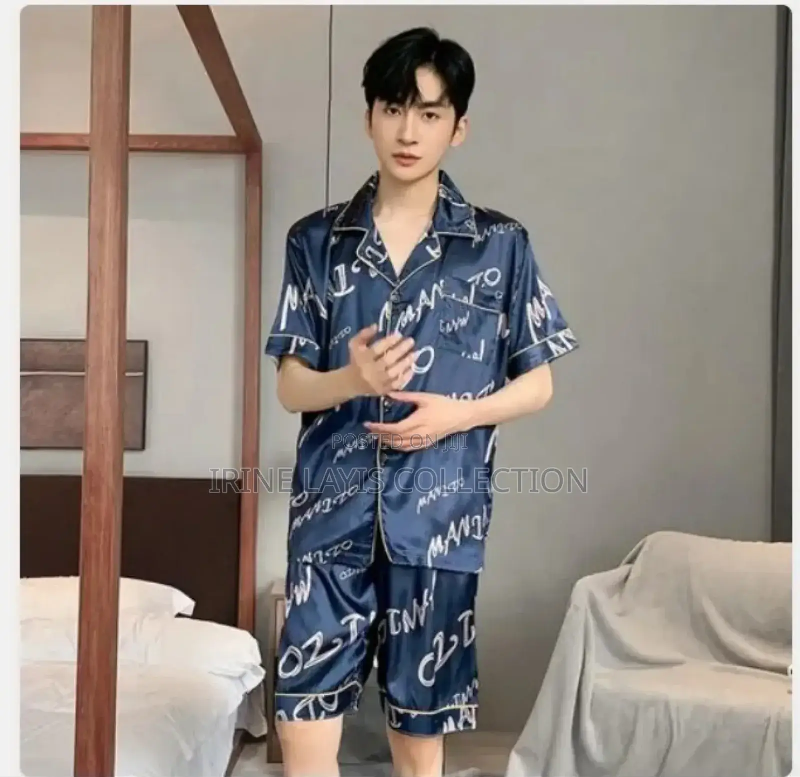 Men's Satin Silk 2pc Night Wears