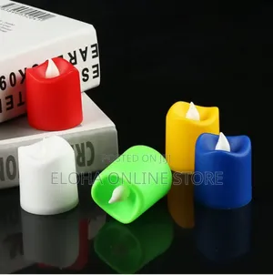 Multi-Coloured Smokeless Candle