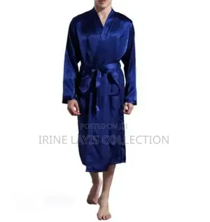 Men's Plain Sleep/Bathroom Robes