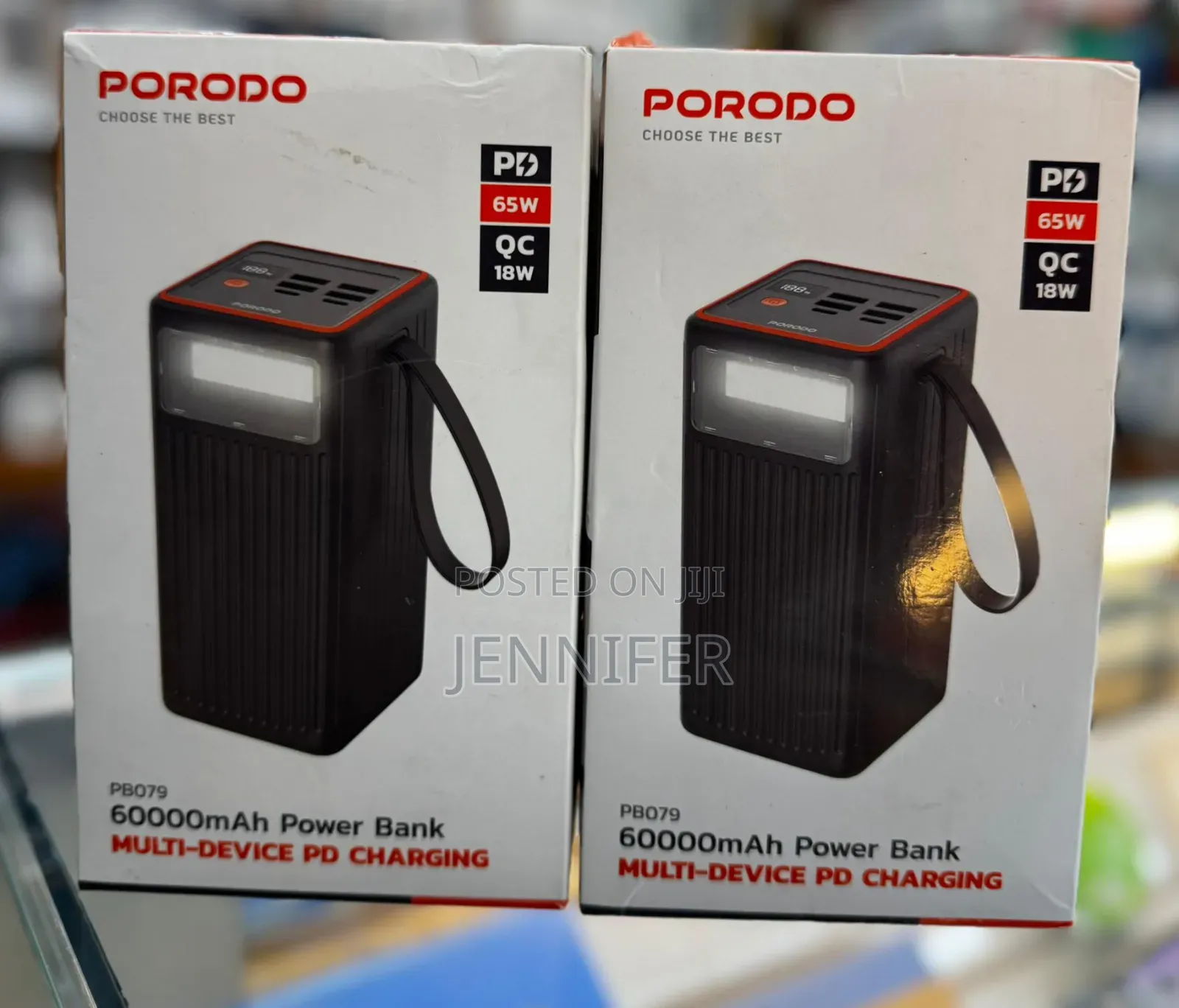 Porodo 60000mah High Capacity Power Bank