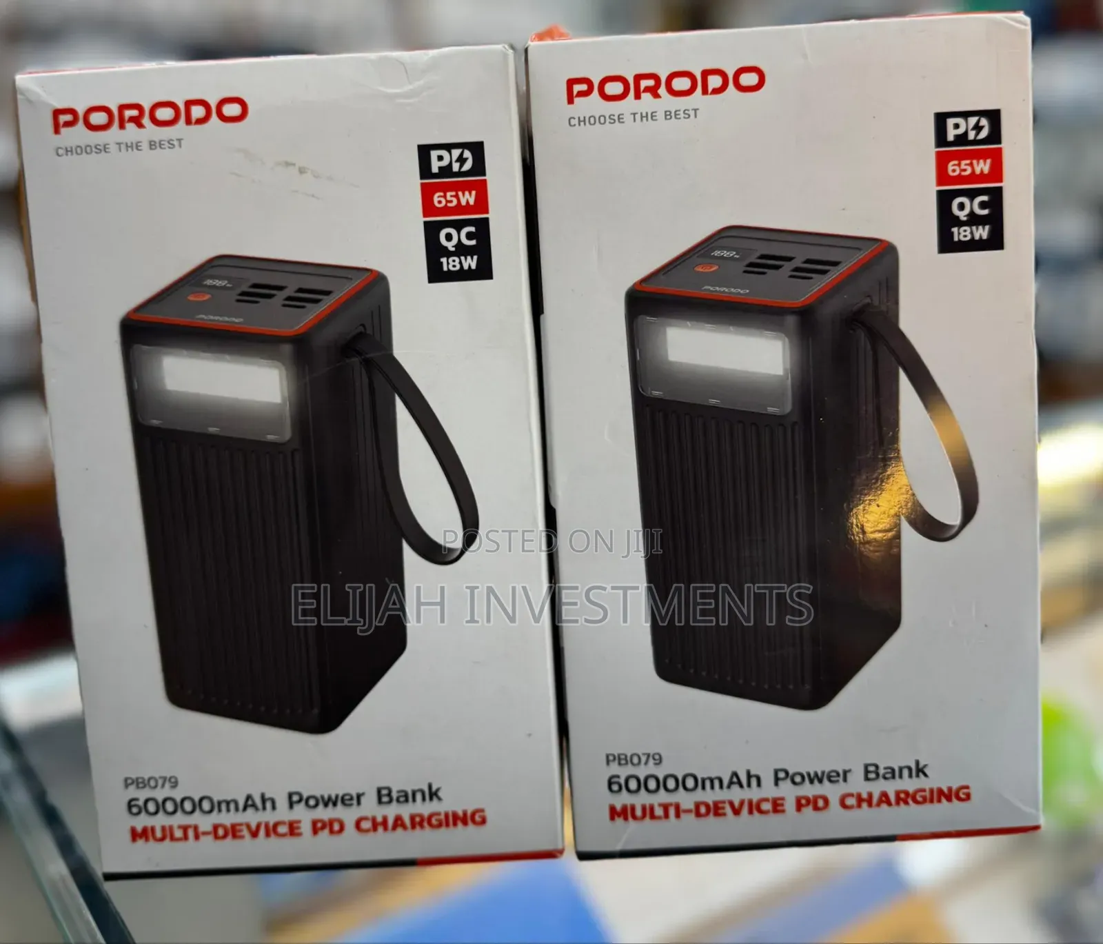 Porodo 60000mah High Capacity Power Bank
