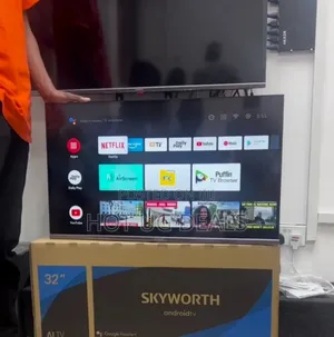 Photo - Skyworth 32 Inch Smart Tv, Roku Google Tv With Chromecast