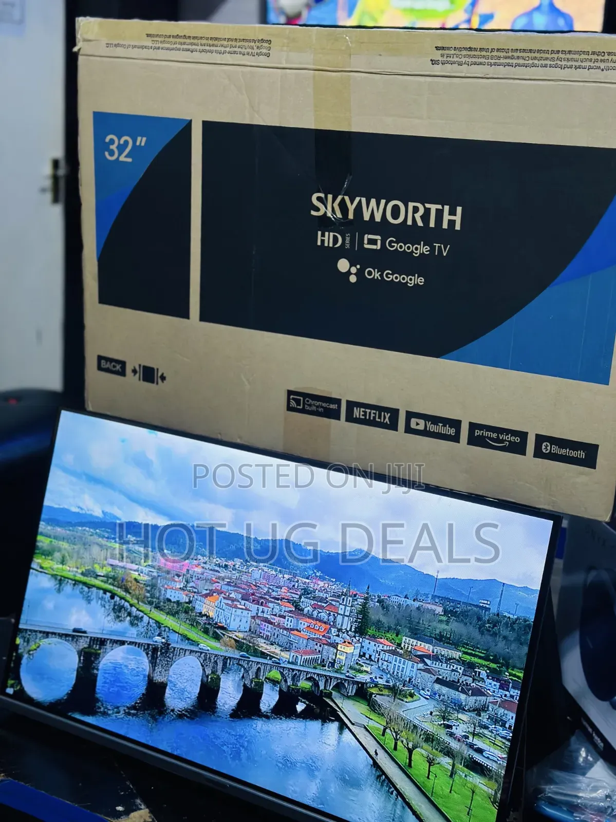 Skyworth 32 Inch Smart Tv, Roku Google Tv With Chromecast