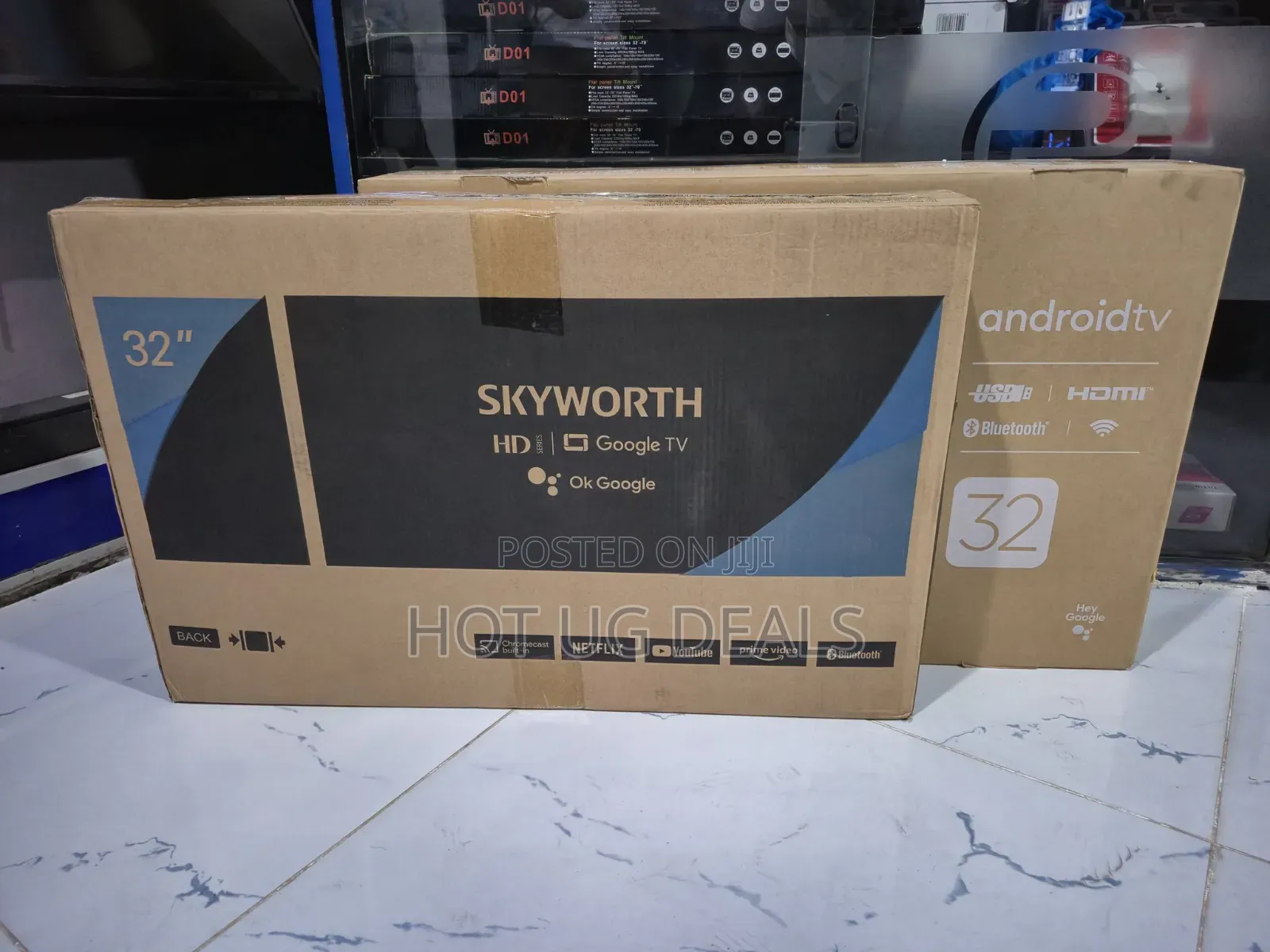 Skyworth 32 Inch Smart Tv, Roku Google Tv With Chromecast