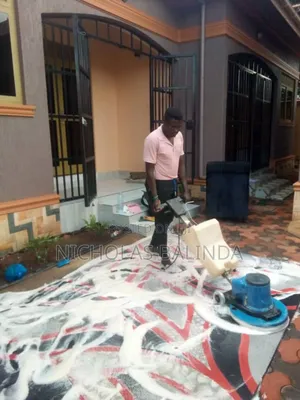Carpet Vaccuming in Progress