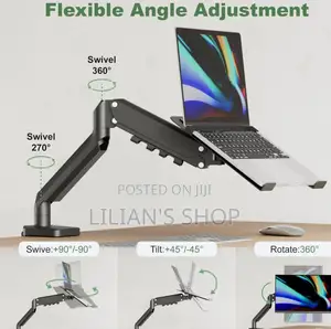 2in1 Adjustable Clippable Laptop Holder