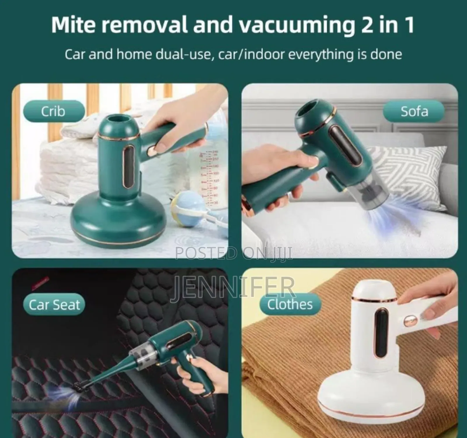 Wireless 3 in 1 Handheld Mite Cleaner