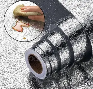 Silver Crimped Aluminum Foil Sticker