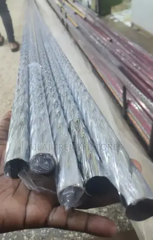 Silver Twisted Metallic Curtain Pee Metre