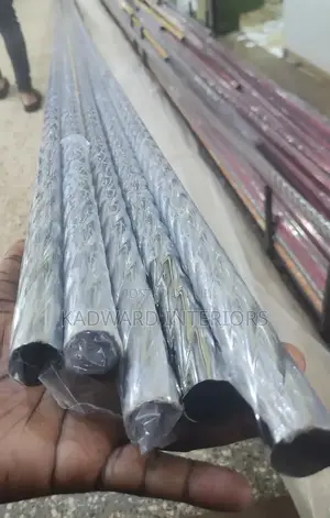 Silver Twisted Metallic Curtain Pee Metre