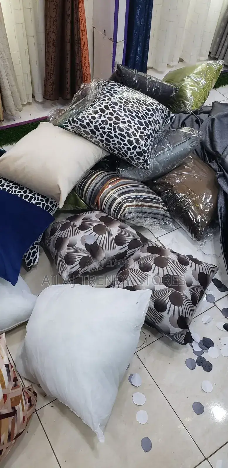Soft Fibre Throw Cushions
