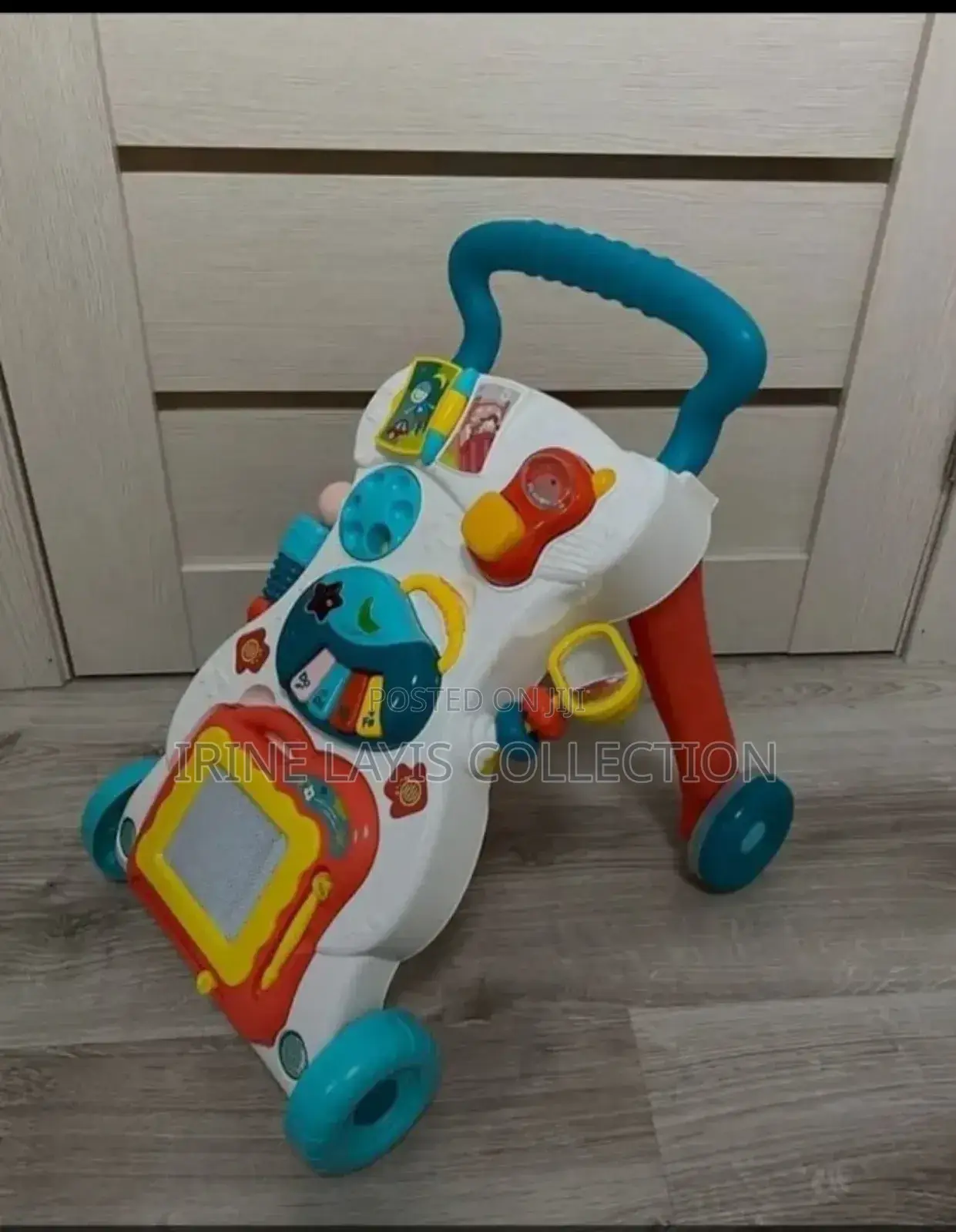 Pushable Music Baby Walker Trainer