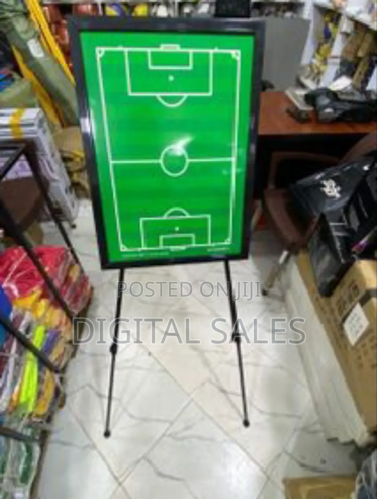 Football Tactical Board With Stand, Training Strategy Tool