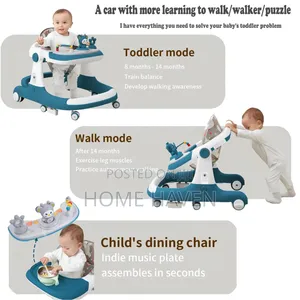 3in1 Baby Walker With Wheels