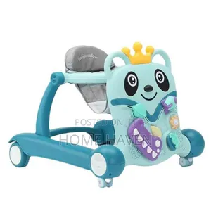 Portable Foldable Kid's Baby Walker With Music