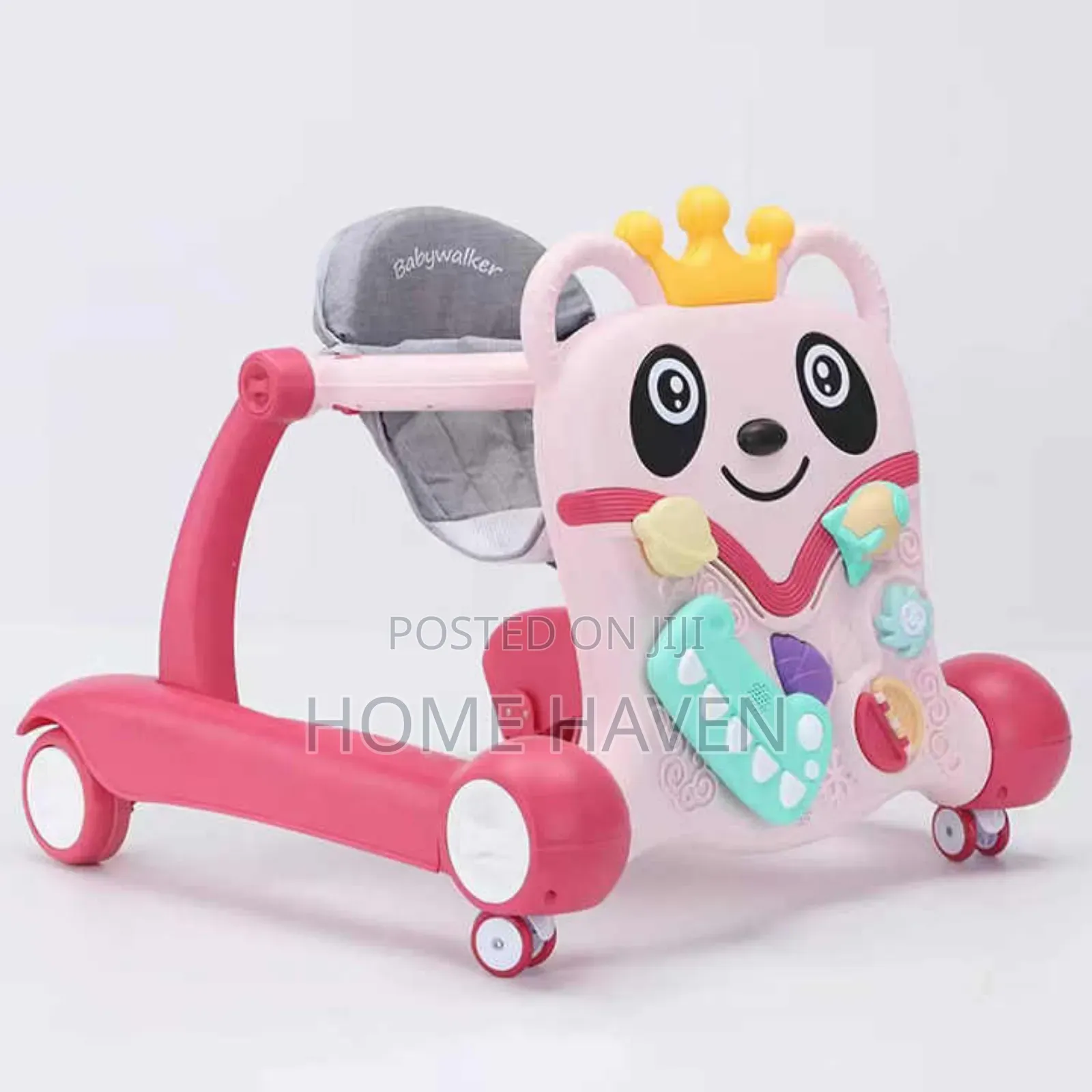 Portable Foldable Kid's Baby Walker With Music