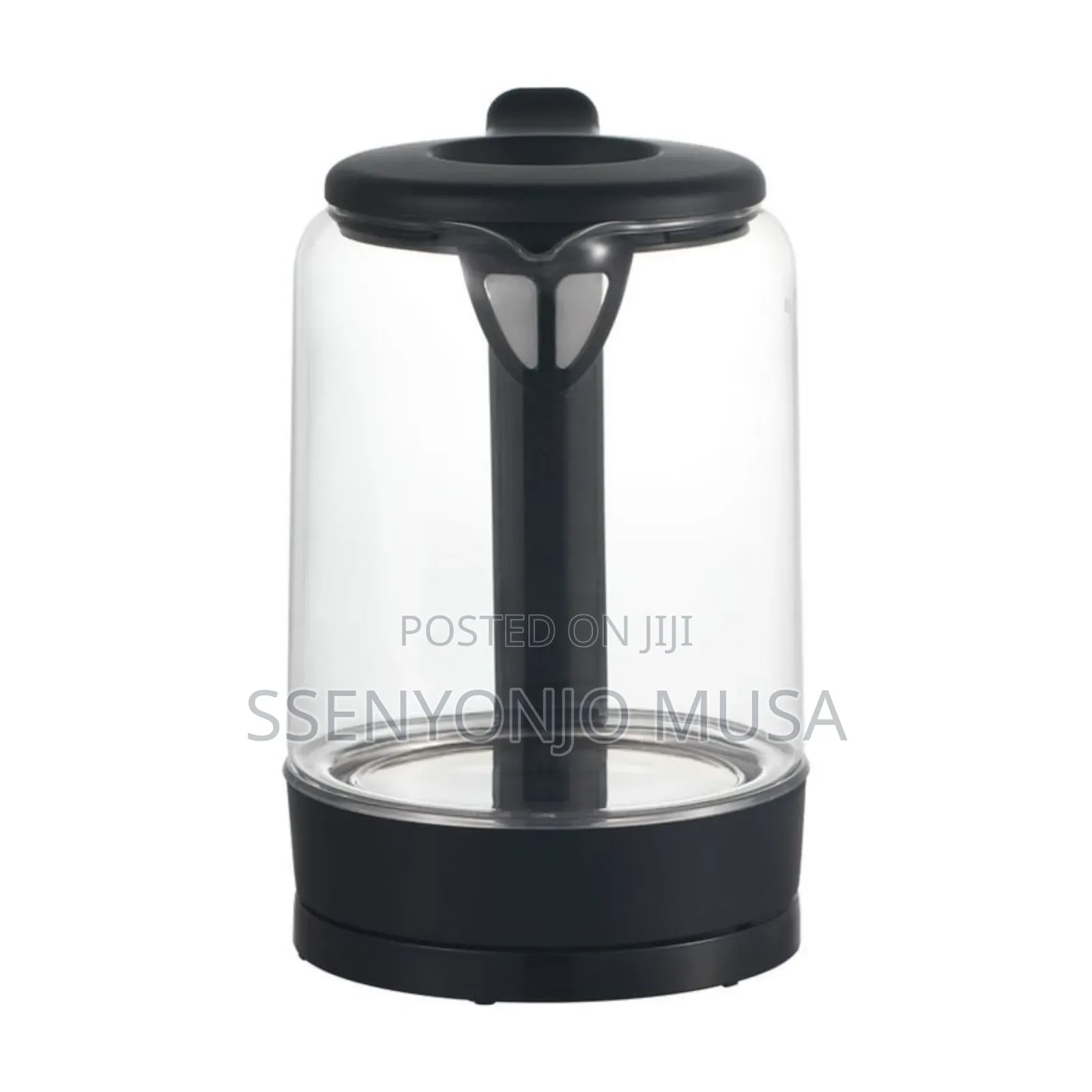 Midea Electric Kettle 1.8l Transparent Glass With Auto Shut-Off