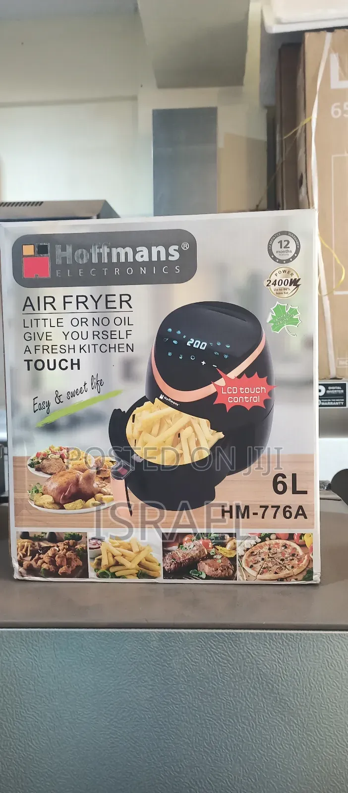 Air Fryer Hoffman 6litres Uses Little or No Oil