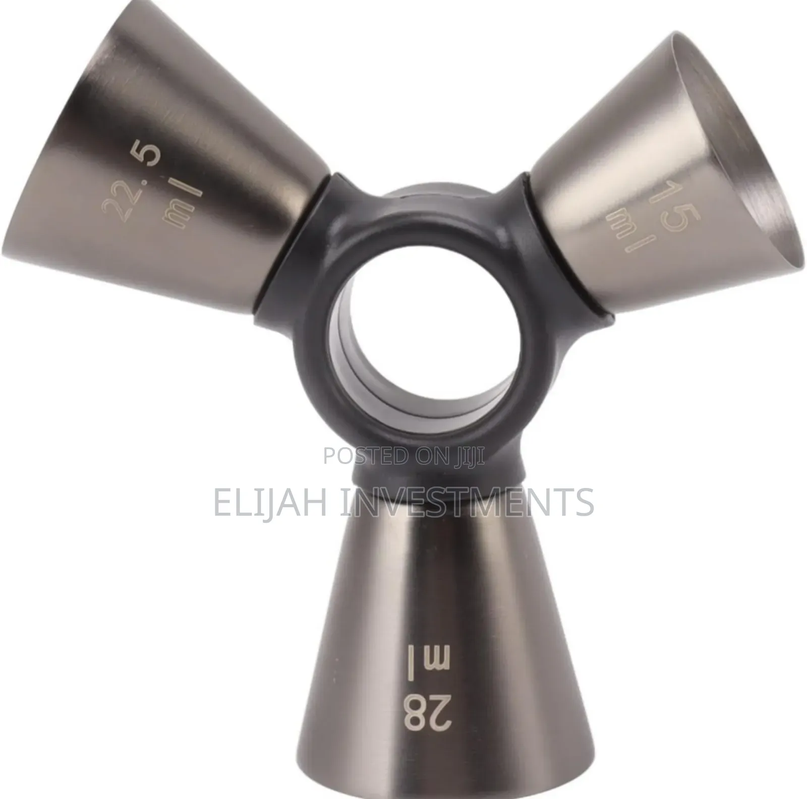 Stainless Steel 3-End Bar Measuring Cup