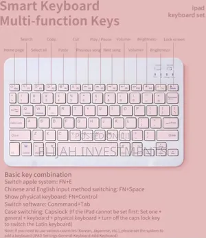2in1 Bluetooth Keyboard/ Mouse for iPad,Tablets,Smartphones