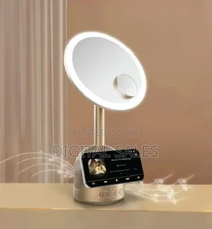 Green Lion Makeup Mirror With Speaker and Magsafe Charger