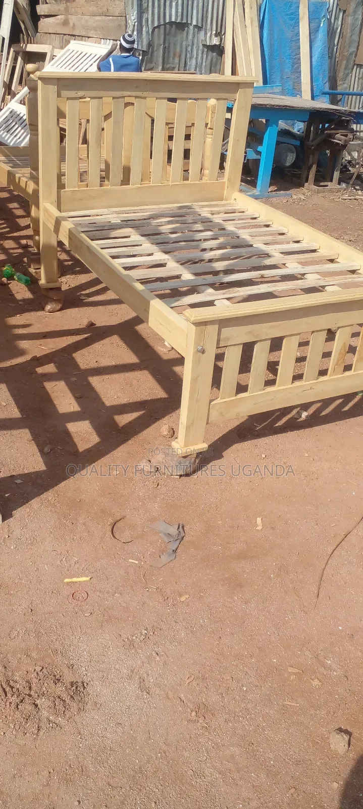 Natural Coloured Bar Code 4x6 Bed