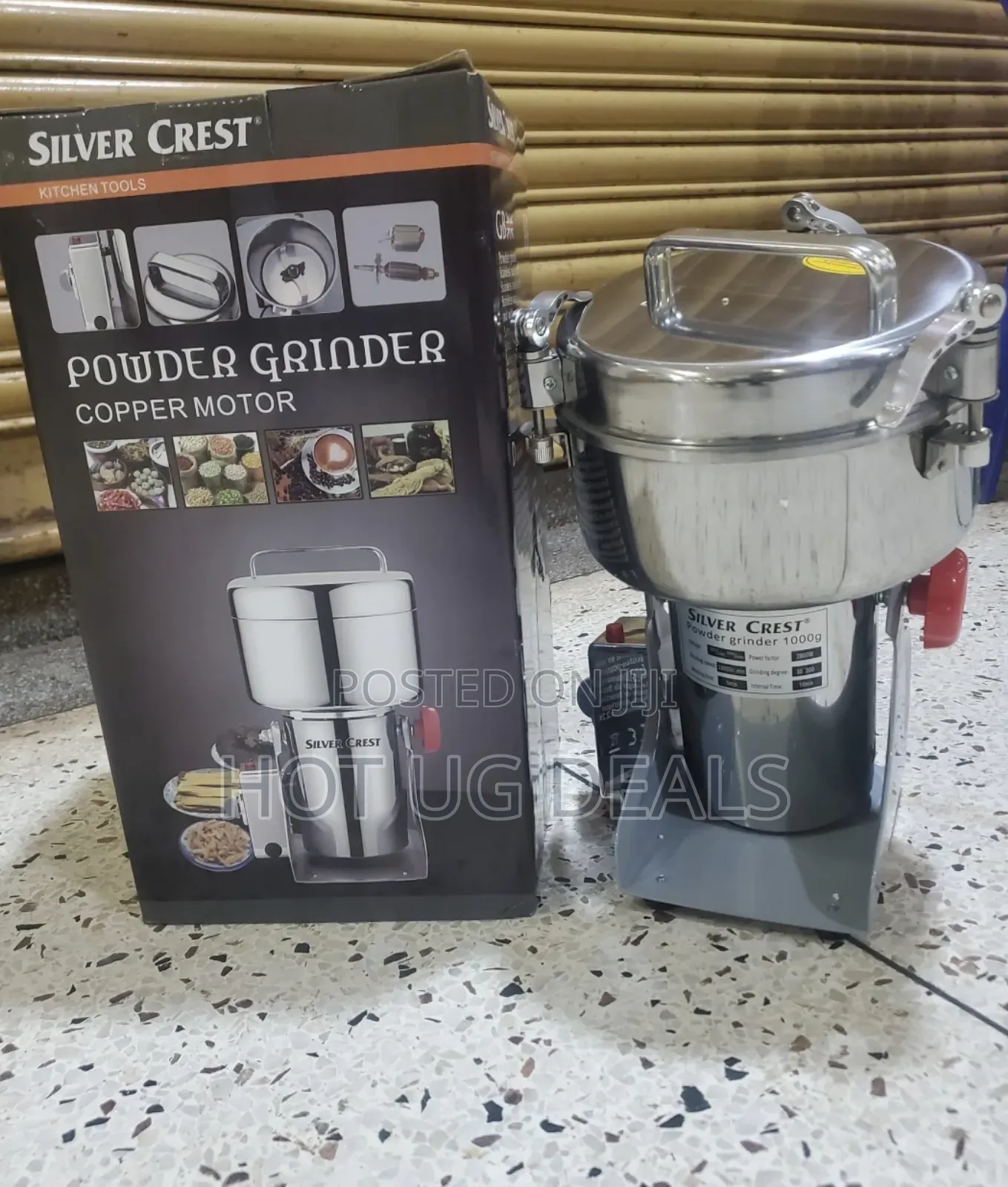 1000g High Speed Electric Dry Powder Food Grinder Machine