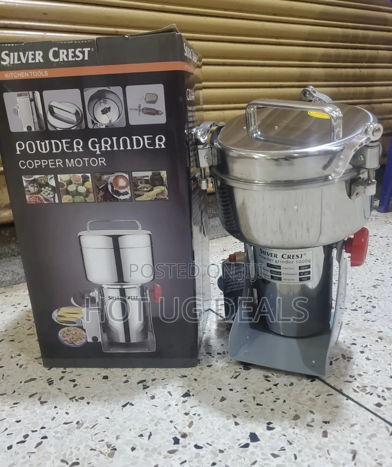 1000g High Speed Electric Dry Powder Food Grinder Machine