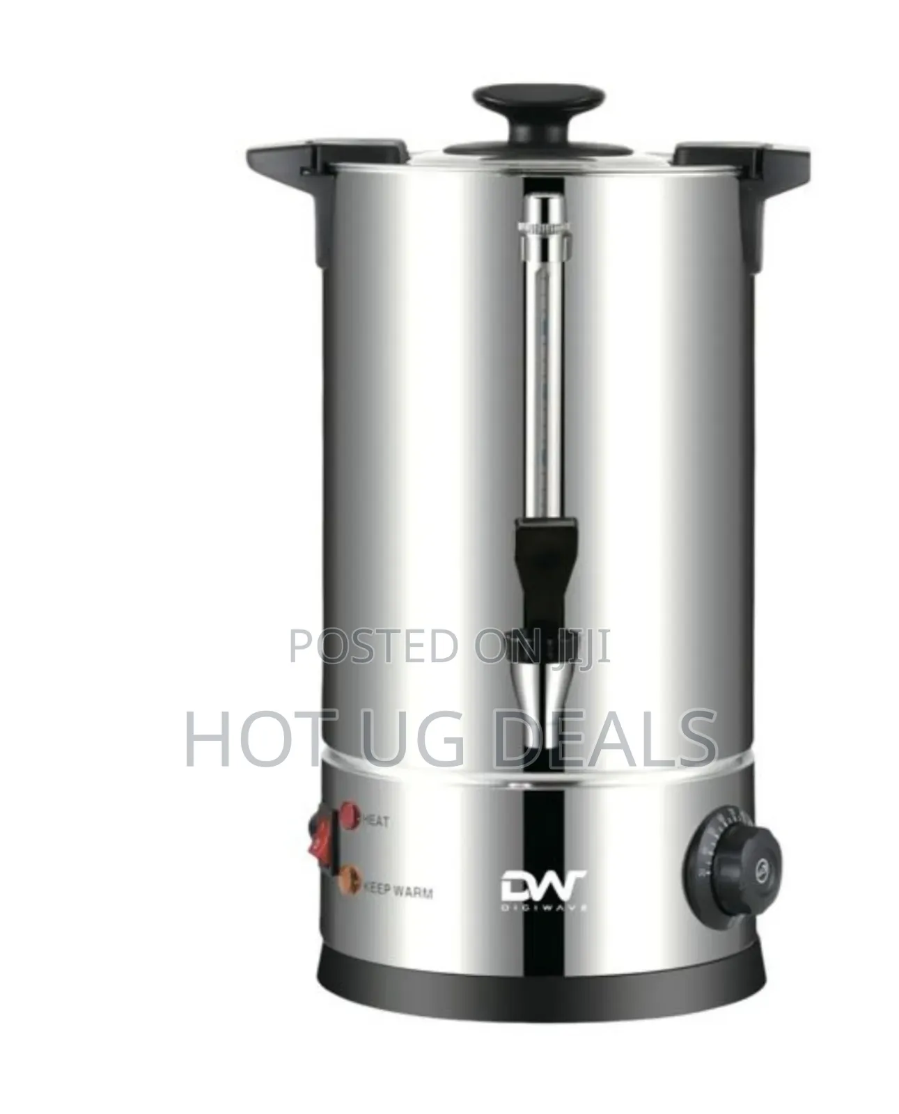 Digiwave 30l Stainless Steel Commercial Water Boiler- Silver