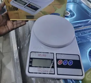 10kg Digital Kitchen Weighing Scale / Balance - White