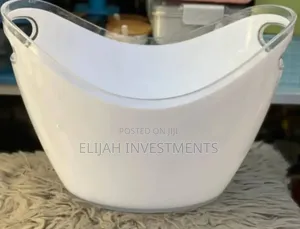 5l White Smoked Ice Bucket