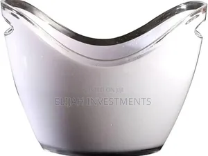 5l White Smoked Ice Bucket