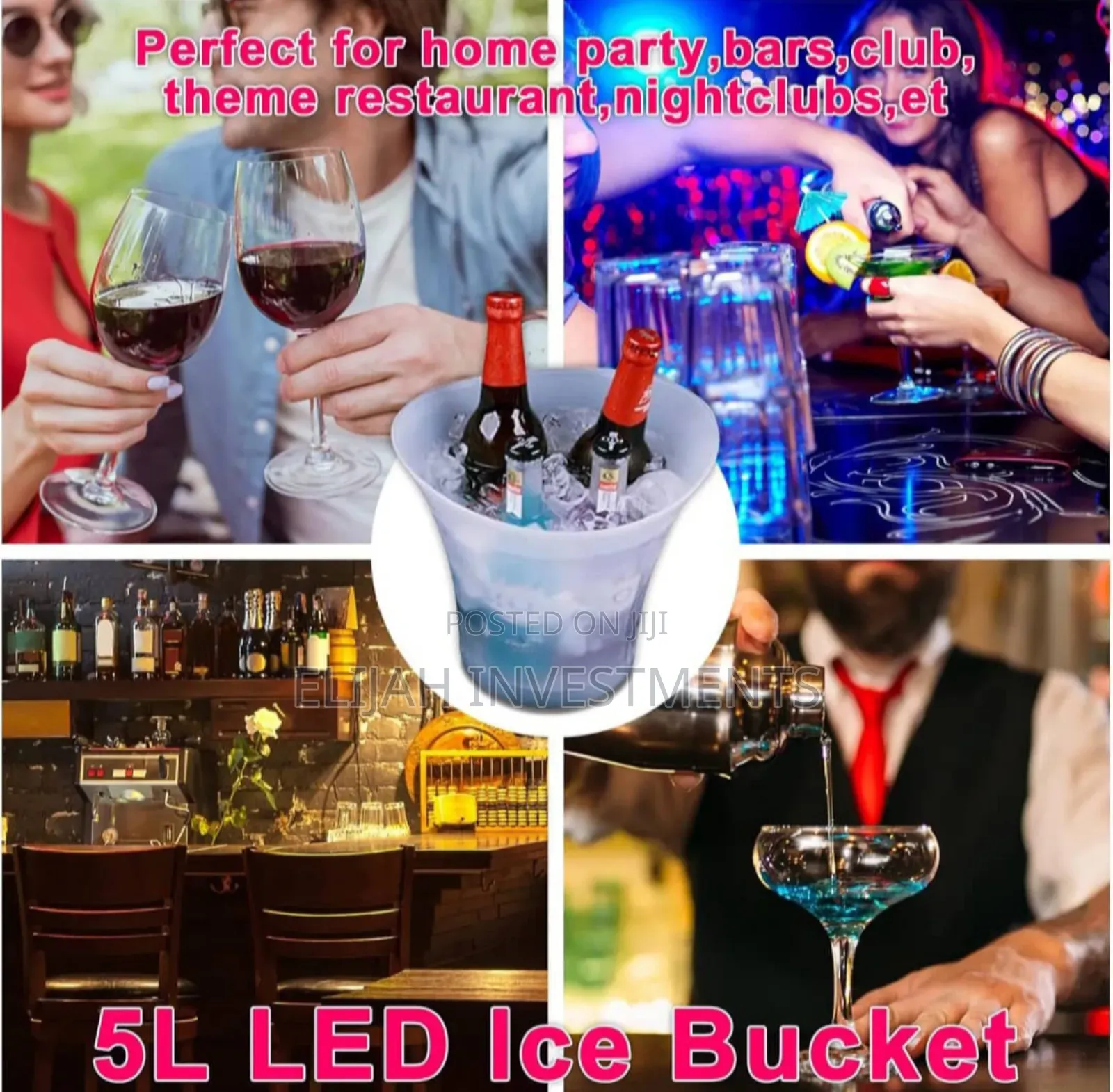 Led Bar Ice Bucket