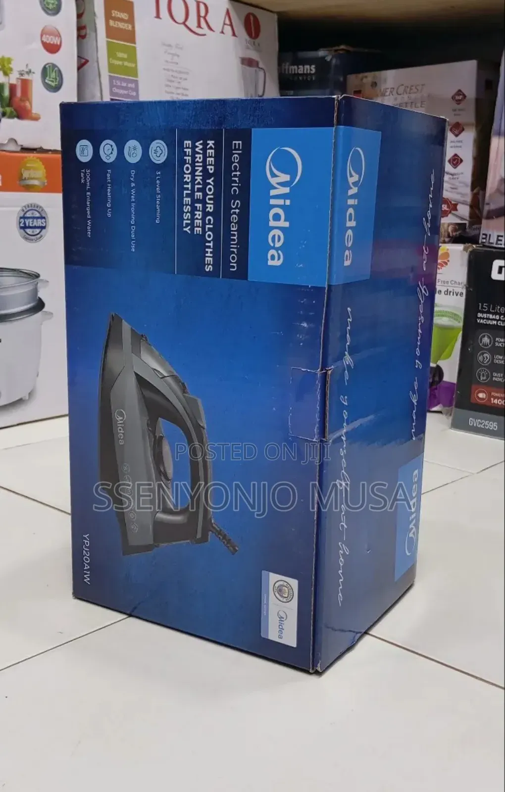 Midea Electric Steam Iron 2000-2400w - Free Clothes
